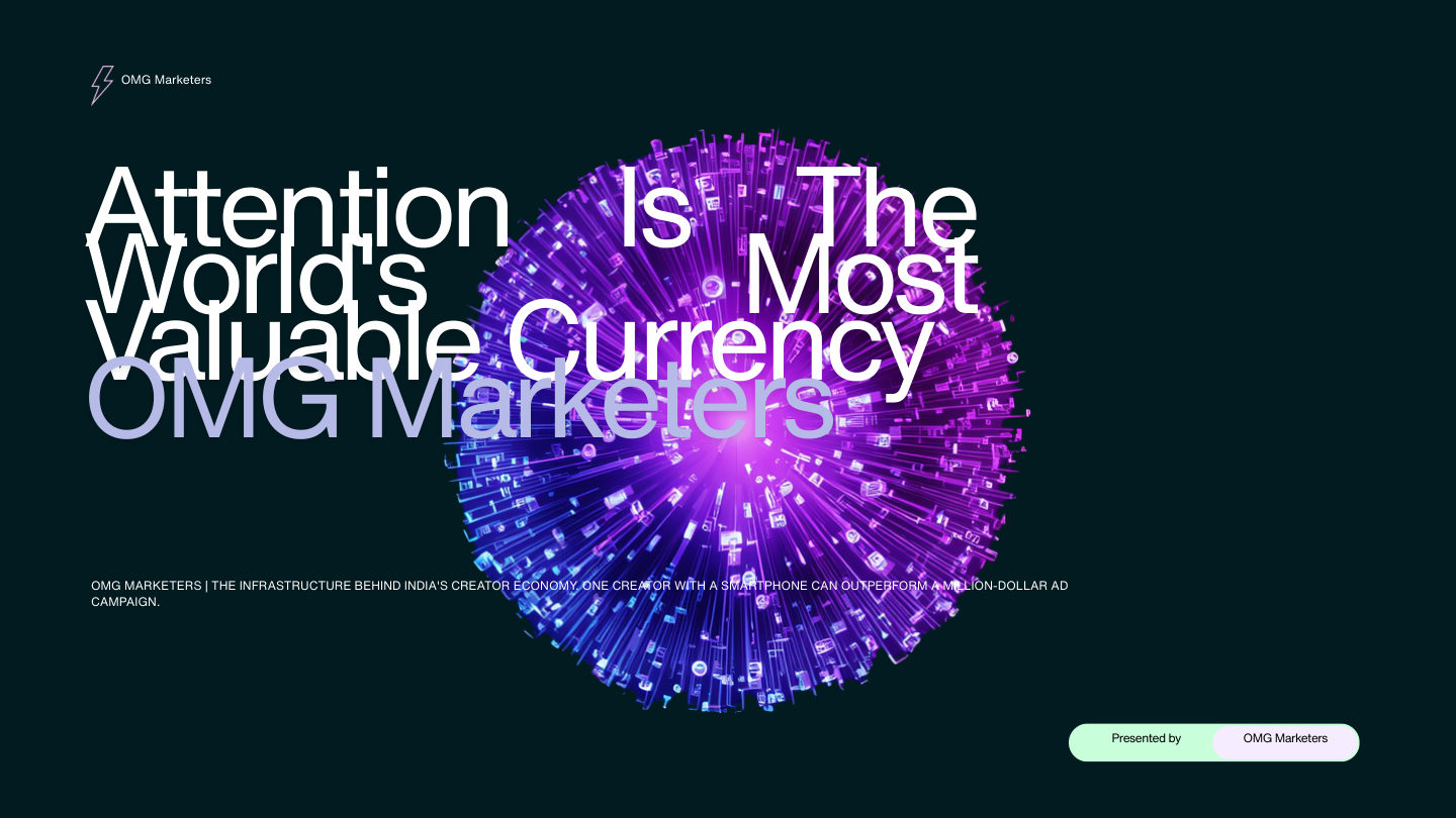 OMG Marketers — Agency Deck — opening slide